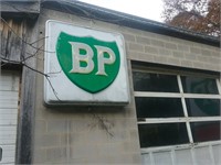 BP sign lighted