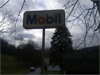 Mobil gas sign