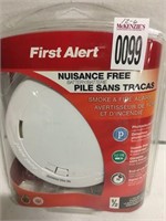 FIRST ALERT NUISANCE FREE SMOKE/ FIRE ALARM