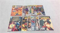 Captain Marvel Various Series- 12 books