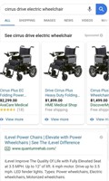 Cirrus "Drive"  Electric Wheelchair