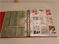 Baseball card binder album full 1980 through 1982