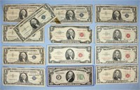 $36 Face U.S. Currency Incl. Silver Certificates
