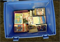 Large Tote w/ Many Baseball Cards - Some Vintage