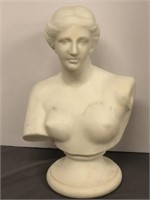 Venus de Milo white marble bust