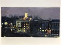 Bethlehem at Night Painting by Ben Marcune