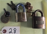 Lot of 3 Locks