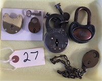 Lot of 4 locks