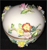 Germany Floral Porcelain Trinket Box