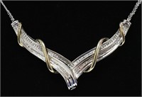 Ladies 1 Ct. Rolex Style Diamond Necklace