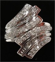 Ladies Large Diamond Estate Ring