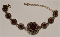 Ladies 12.82 Ct. Ruby Estate Bracelet