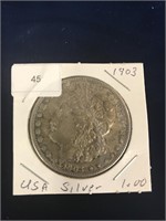 1903 USA Silver Dollar
