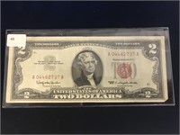 1963 USA Two Dollar Bill