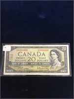 1954 Canadian 20 Dollar Bill