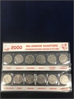 2000 millennium Quarter Set