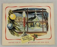 1951 MH Seasons Greetings Calendar - Geneva Nebr