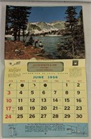1956 De Laval Calendar - Sutton Nebr.