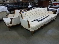 2 Piece French Provincial Sofa & Chair