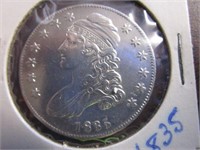 1835 Bust Half Dollar before Civil War