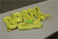 (6) Tow Straps Approx 1"x20FT 10,000 Tensile