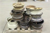 Pallet of Assorted Implement Rims