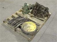 Assorted Implement Parts, Conveyor Chain, Digger