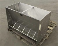 Stainless Feeder, Approx 43"x10"x23"