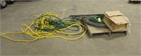 Assorted Wiring, (4) Garden Hoses & 36"x45" Gate