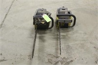 (2) McCulloch Chainsaws w/18" Bar, Ran 4 Years Ago