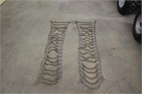 Set of Chains off John Deere 318 Lawn Tractor