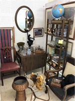 Misc selection of vintage items, chairs, and more