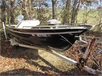 15Ft Bass Boat with Trailer
