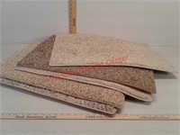 6 carpet samples - Work great for door mats!