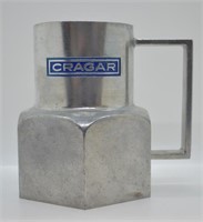 Cragar Wheels Pewter or Aluminum Beer Stein