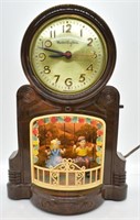 Vintage Master Crafters Swinging Playmates Clock