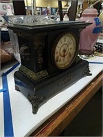 Seth Thomas Mantle Clock Pair Candle Holders