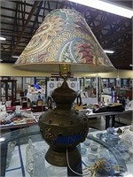 Oriental Brass Table Lamp