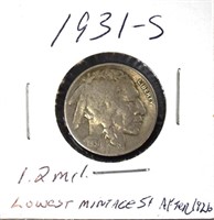 1931s Buffalo Nickel