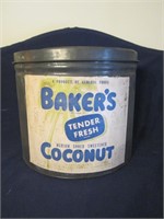 Baker's Tender Fresh Coconut Tin