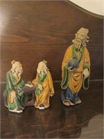 2 Oriental Chinese Figurines