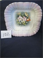 German Porcelain Floral Bowl