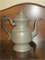 Early Pewter Tea Pot