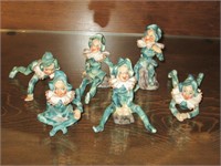 6 Elf Figurines