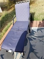 Metal Lounge Chair #2 W/cushion