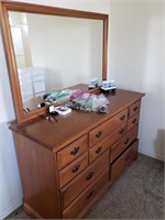 The Sweet -comings Bureau With Mirror, 10 Drawer