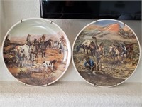 2 Piece Charles Russell Plates