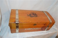 Small Cedar Chest filled with Doilies and Misc.