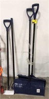 Lot of Snow Shovels and Handles
