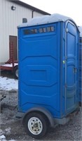 Portable Restroom And Trailer